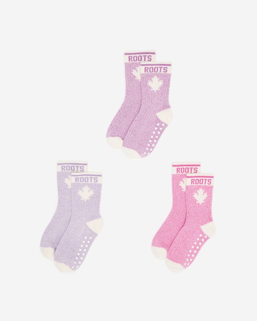 baby- und kleinkind-socken mit ahorn-motiv 3er-pack