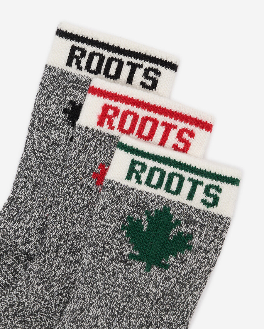 baby- und kleinkind-socken mit ahorn-motiv 3er-pack