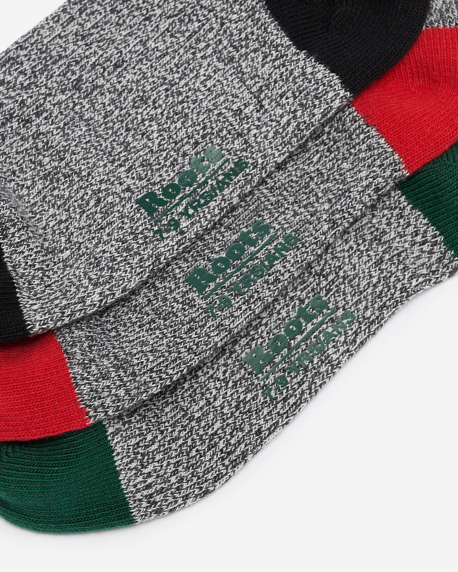 kinder-socken mit ahorn-motiv 3er-pack