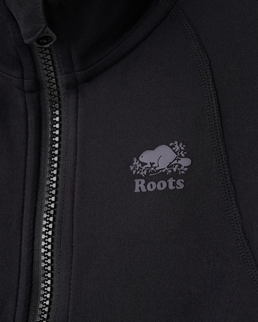 sportliche taillierte trainingsjacke für mädchen