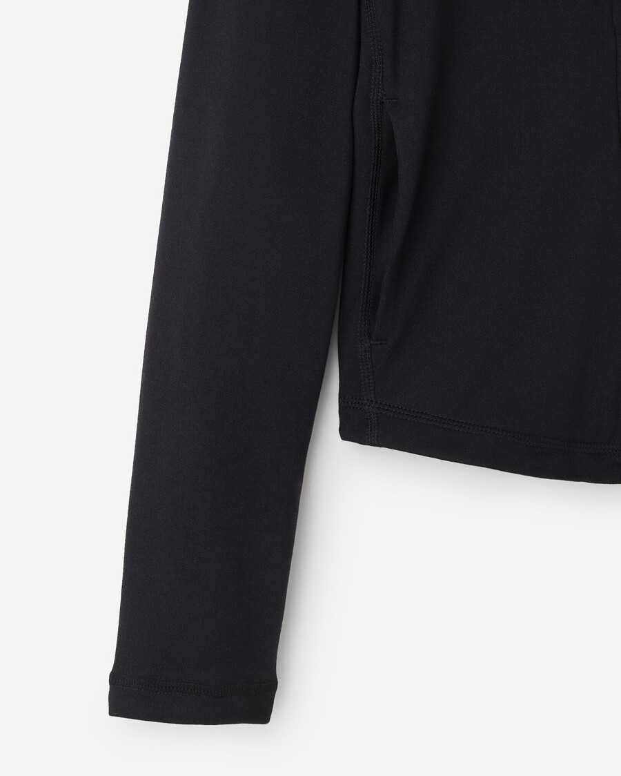 sportliche taillierte trainingsjacke für mädchen