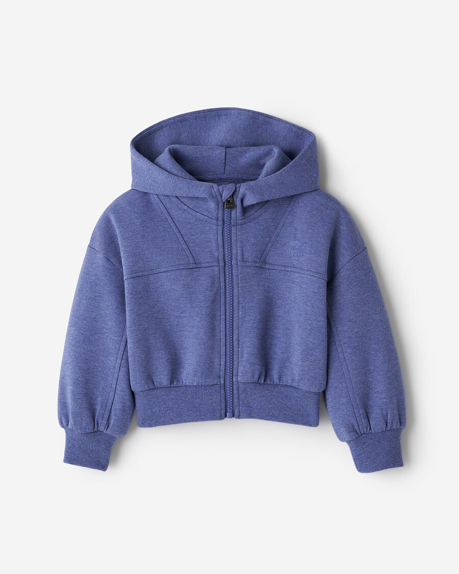 aktiver zip-hoodie für kleinkinder mädchen