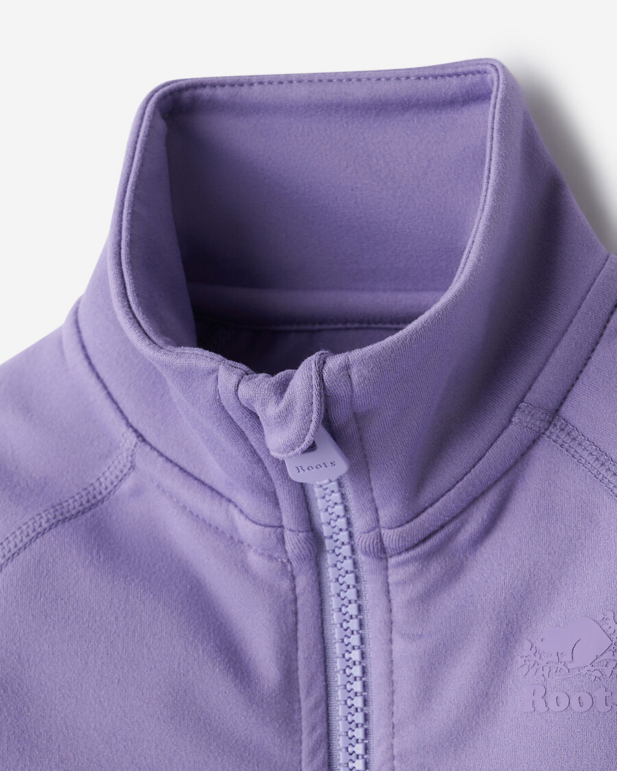 aktive zip-trainingsjacke für kleinkinder mädchen