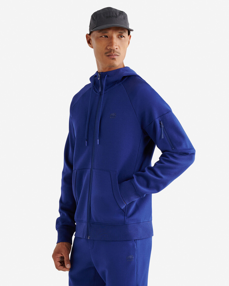 recover interlock full zip hoodie