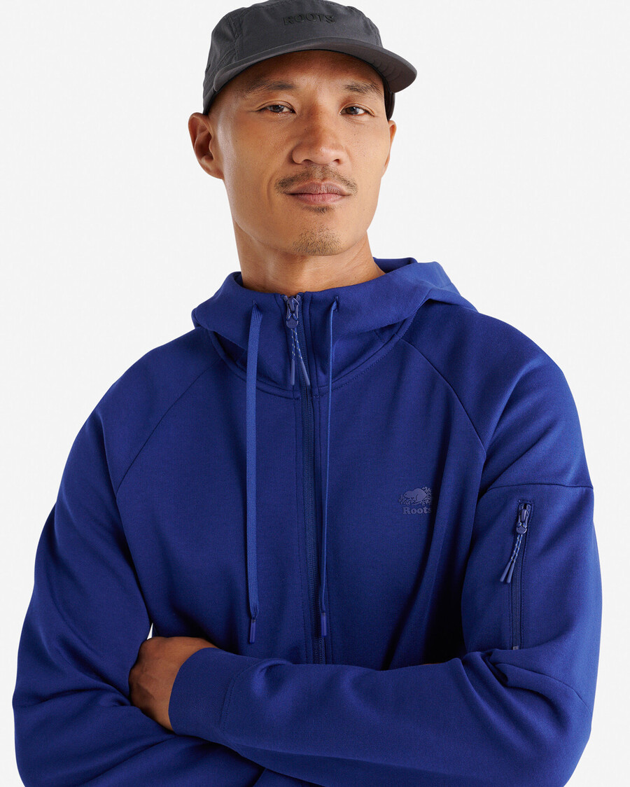 recover interlock full zip hoodie