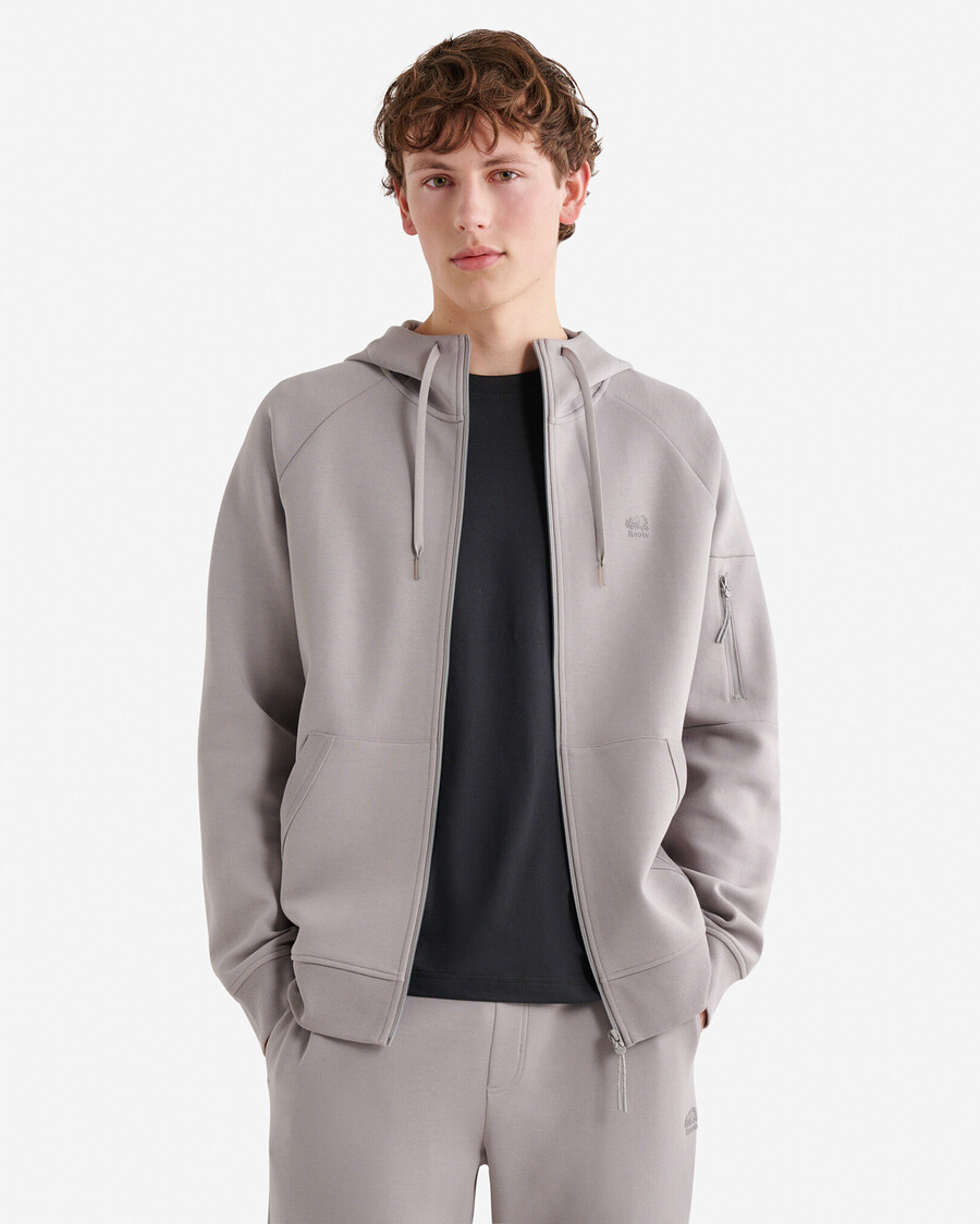 recover interlock full zip hoodie