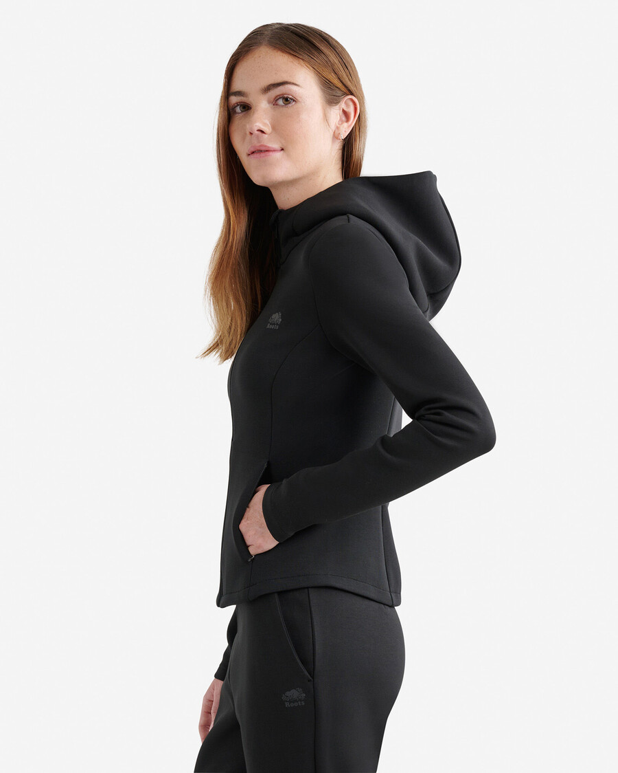 roam kapuzenjacke mit durchgehendem reißverschluss