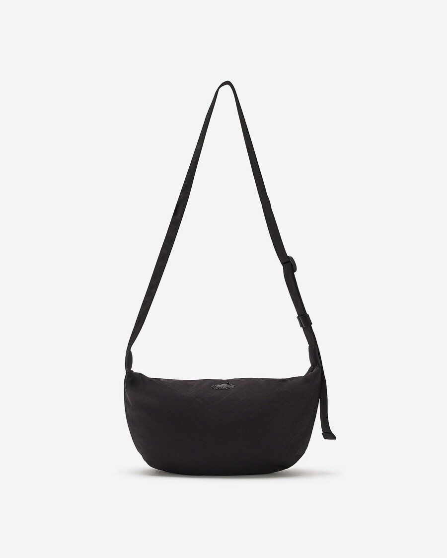 nylon-tasche mittelgroß halbmondförmig