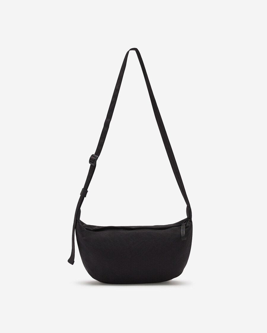 nylon-tasche mittelgroß halbmondförmig