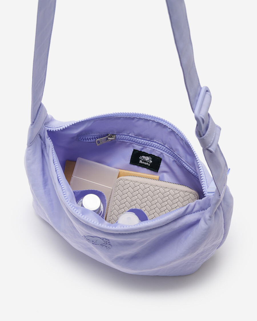 nylon-tasche mittelgroß halbmondförmig