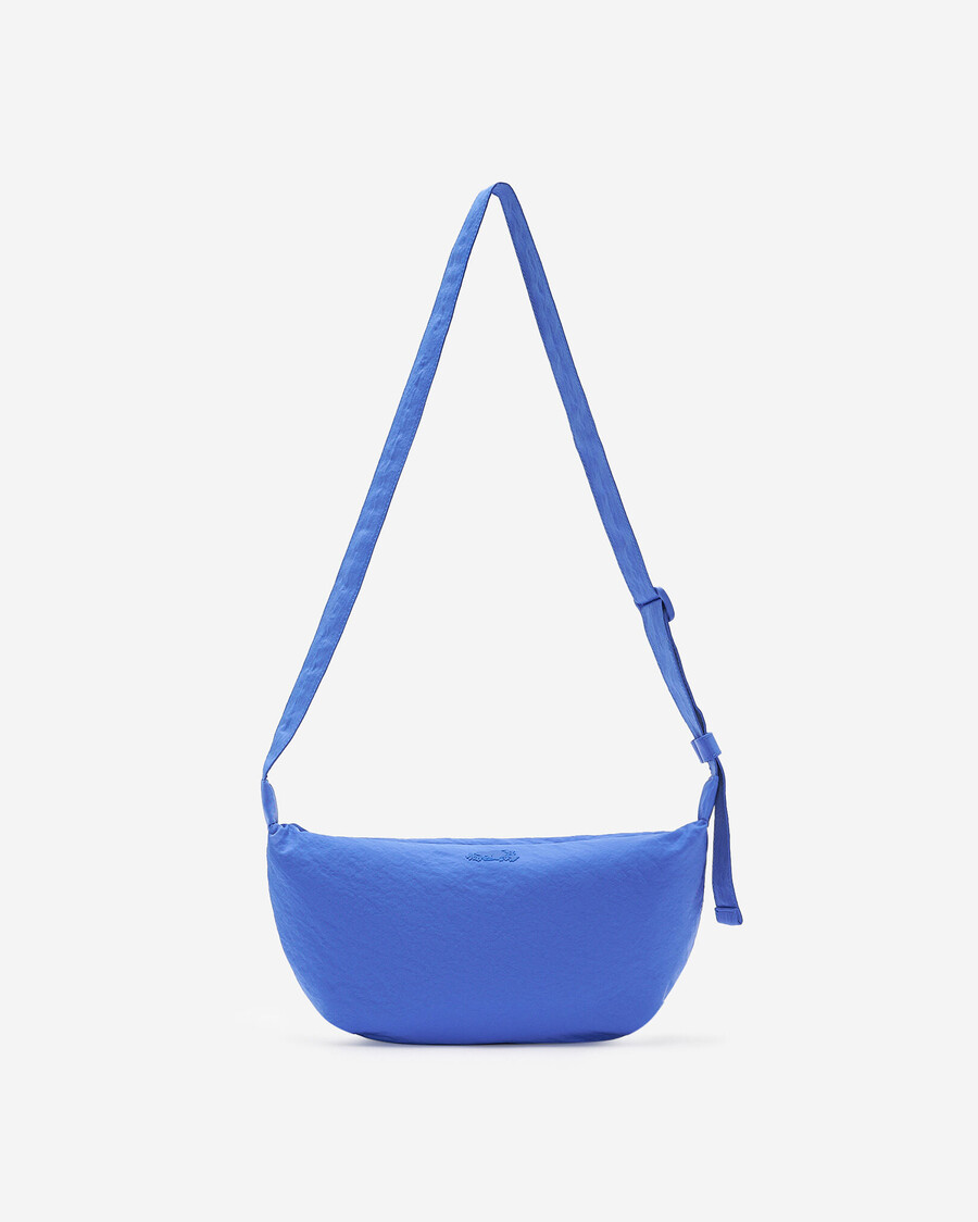 nylon-tasche mittelgroß halbmondförmig
