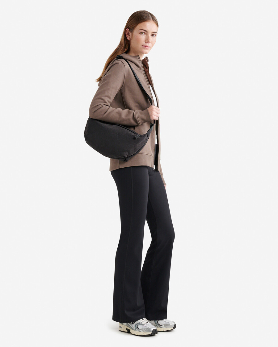 nylon-tasche mittelgroß halbmondförmig