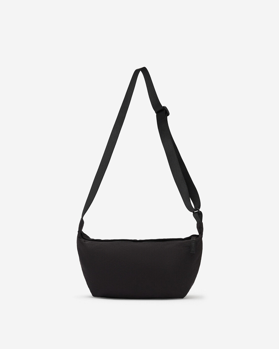 nylon-tasche mittelgroß halbmondförmig