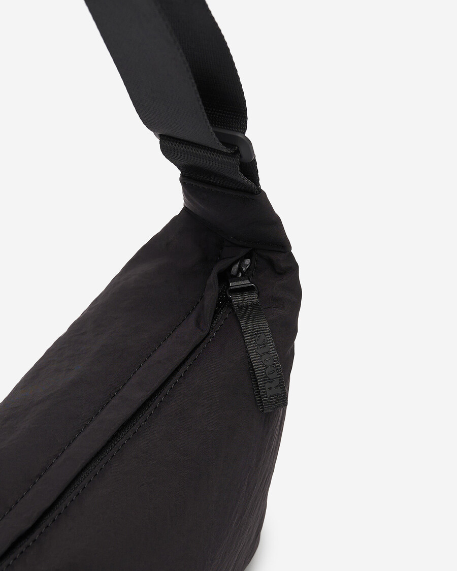 nylon-tasche mittelgroß halbmondförmig