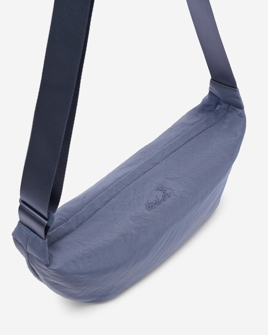 nylon-tasche mittelgroß halbmondförmig
