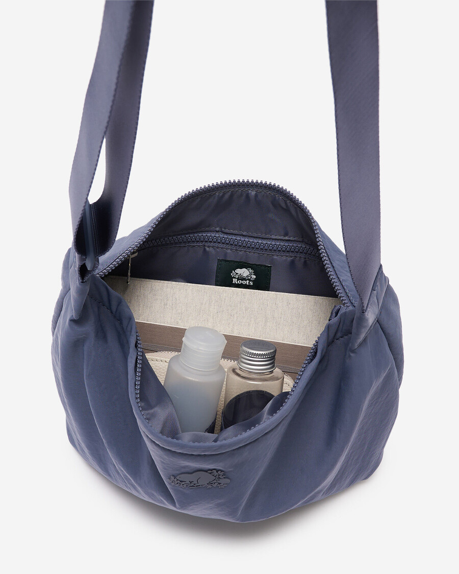 nylon-tasche mittelgroß halbmondförmig