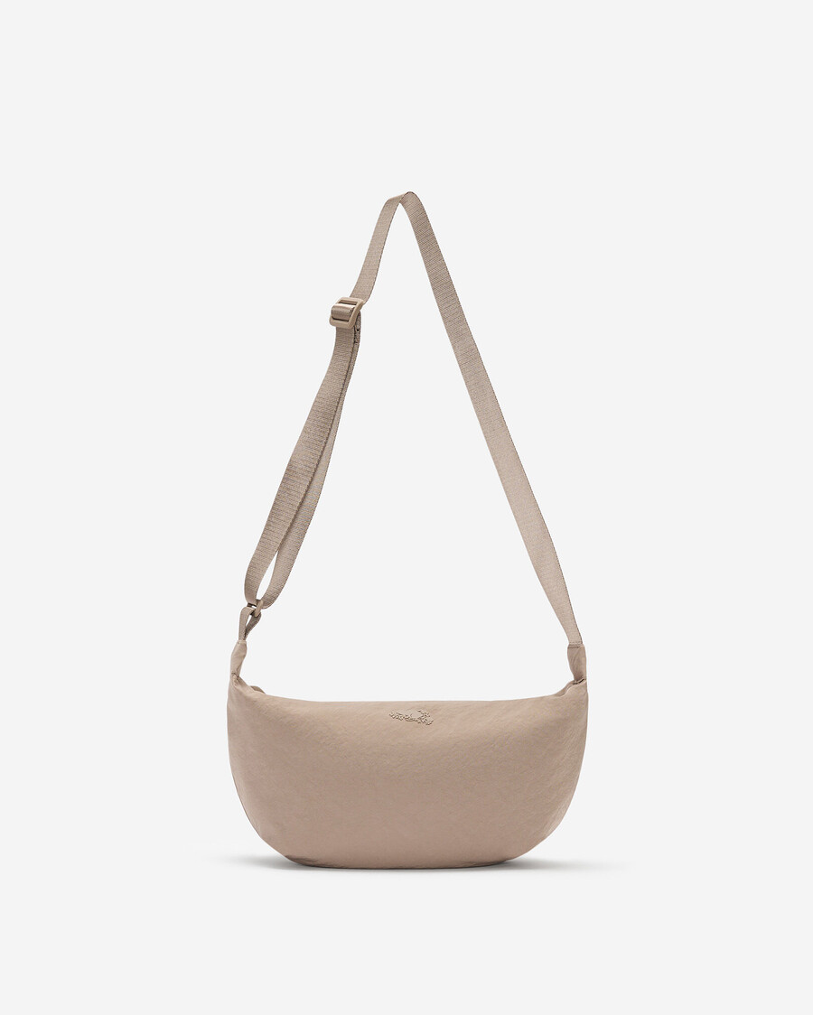 nylon-tasche mittelgroß halbmondförmig