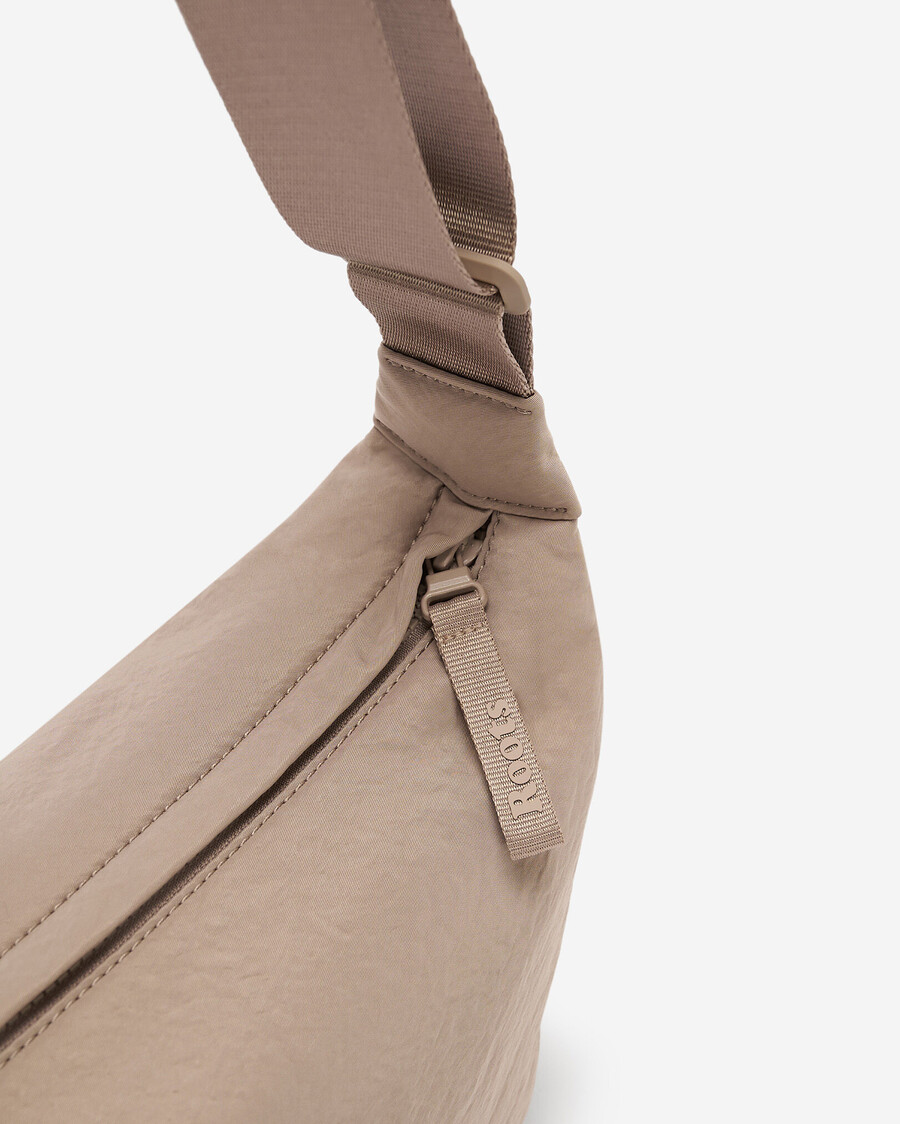 nylon-tasche mittelgroß halbmondförmig