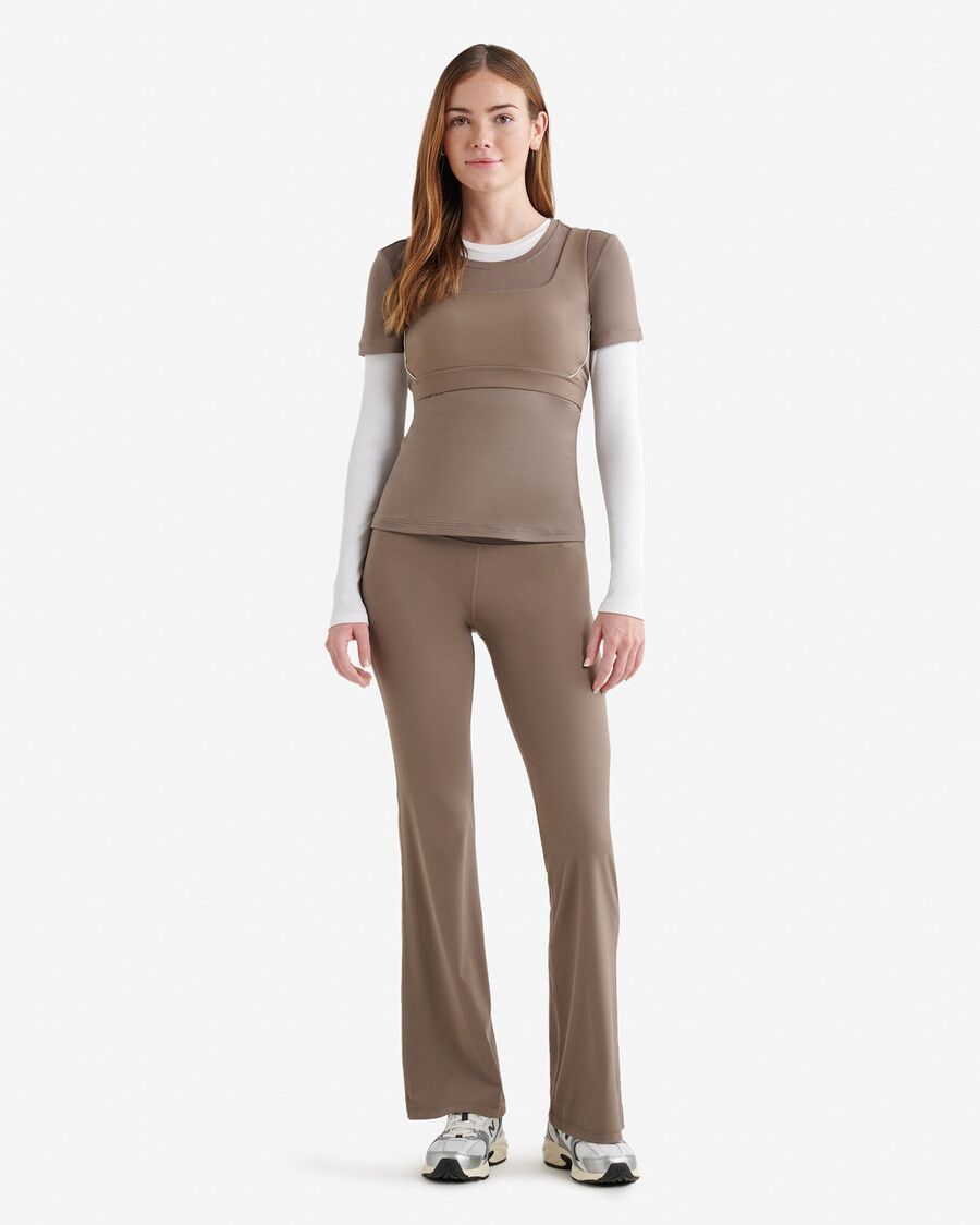 restore stretch flare leggings