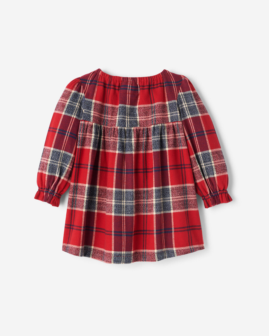 baby plaid tidings kleid