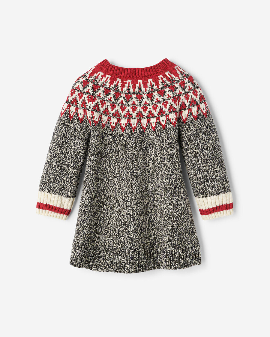 baby cabin fair isle strickkleid