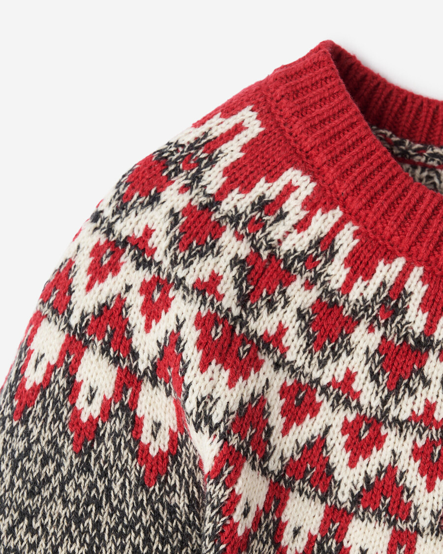 baby cabin fair isle strickkleid