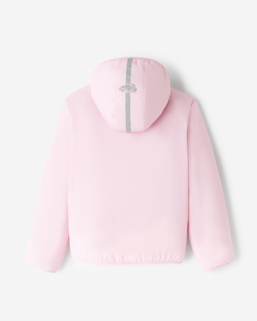 wendbare kinder-fleecejacke aus lammfell