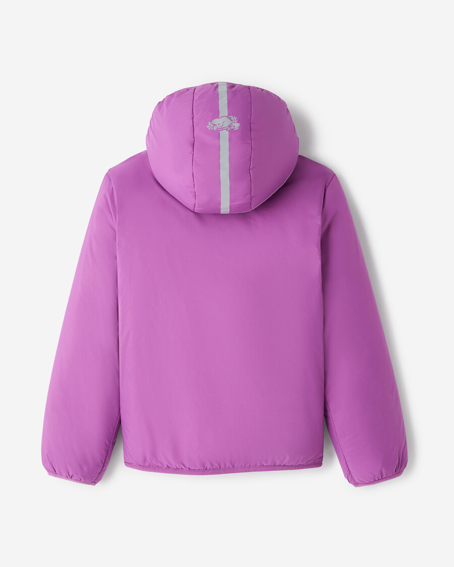 wendbare kinder-fleecejacke aus lammfell