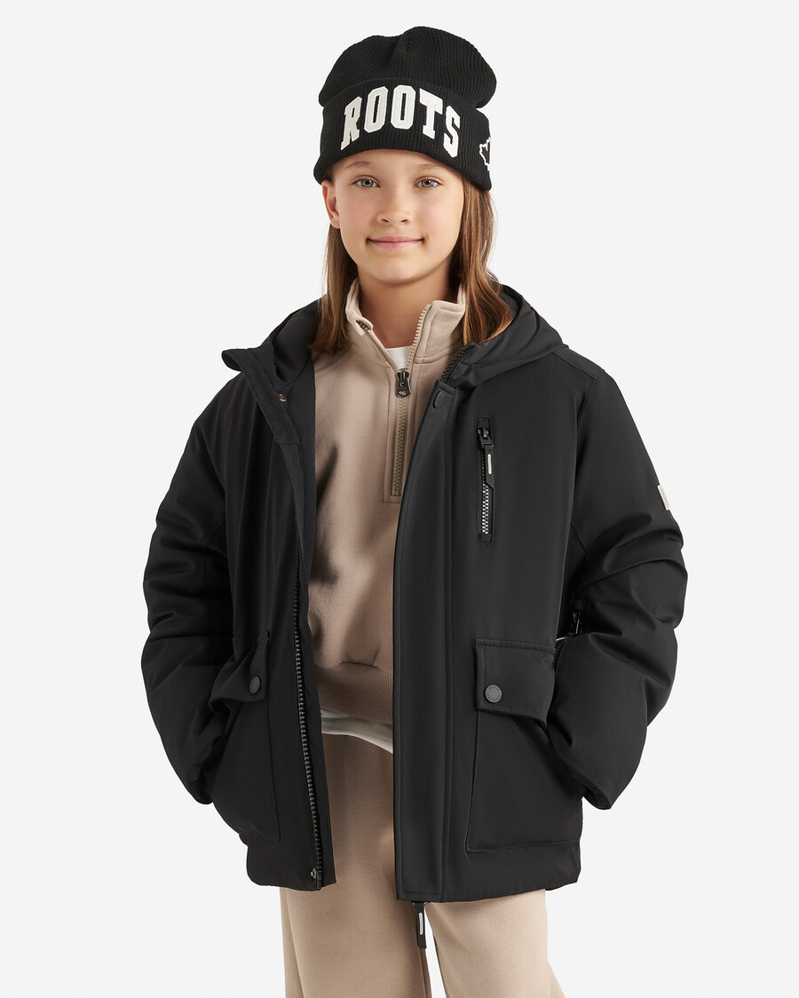 kids roots tech parka