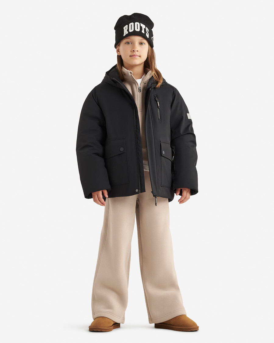 kids roots tech parka