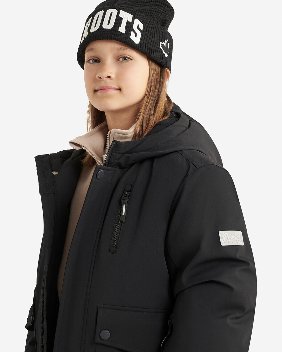 kids roots tech parka
