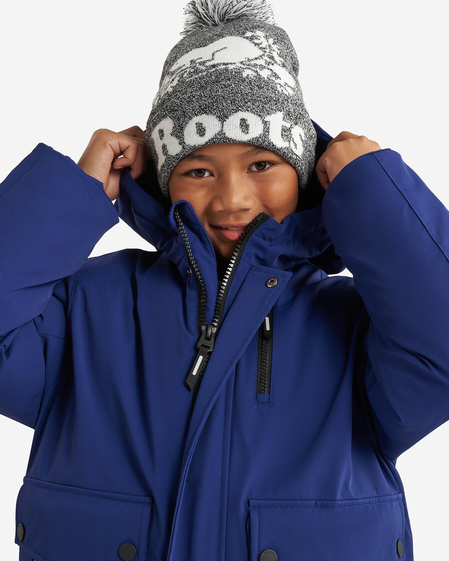 kids roots tech parka