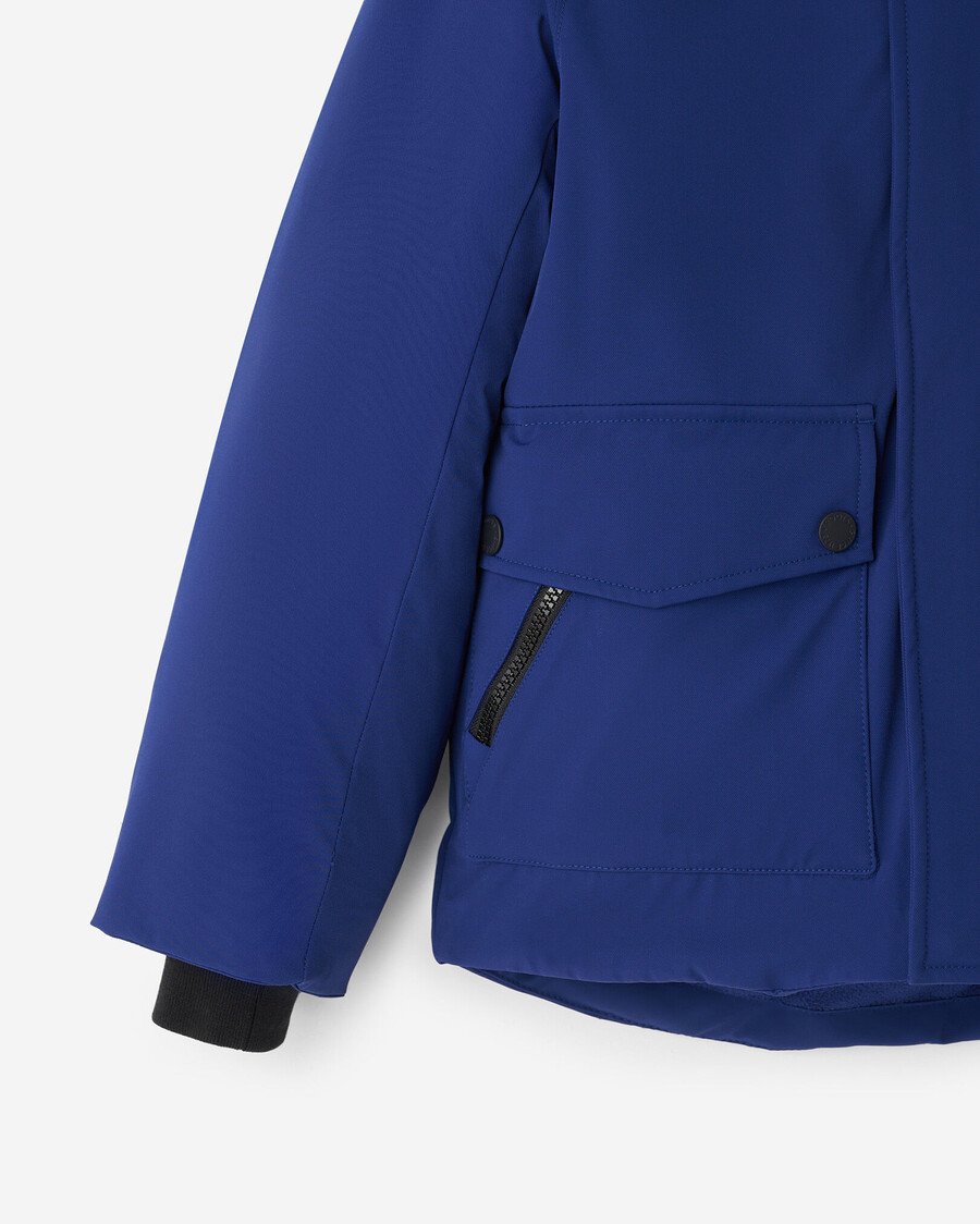 kids roots tech parka