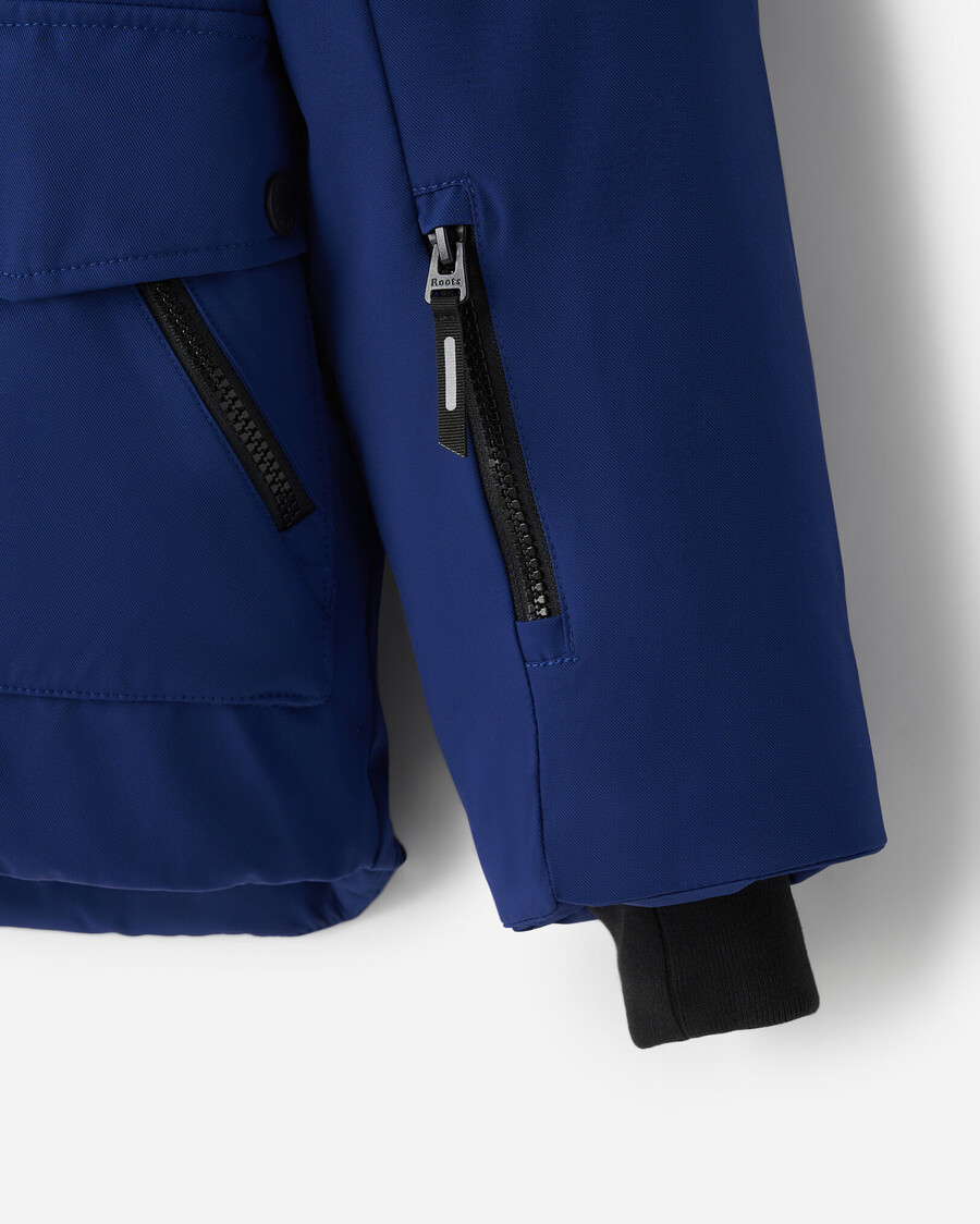 kids roots tech parka