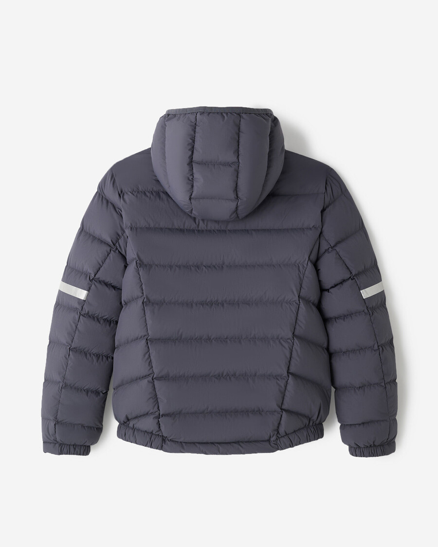 roots daunen-packbare jacke für kinder