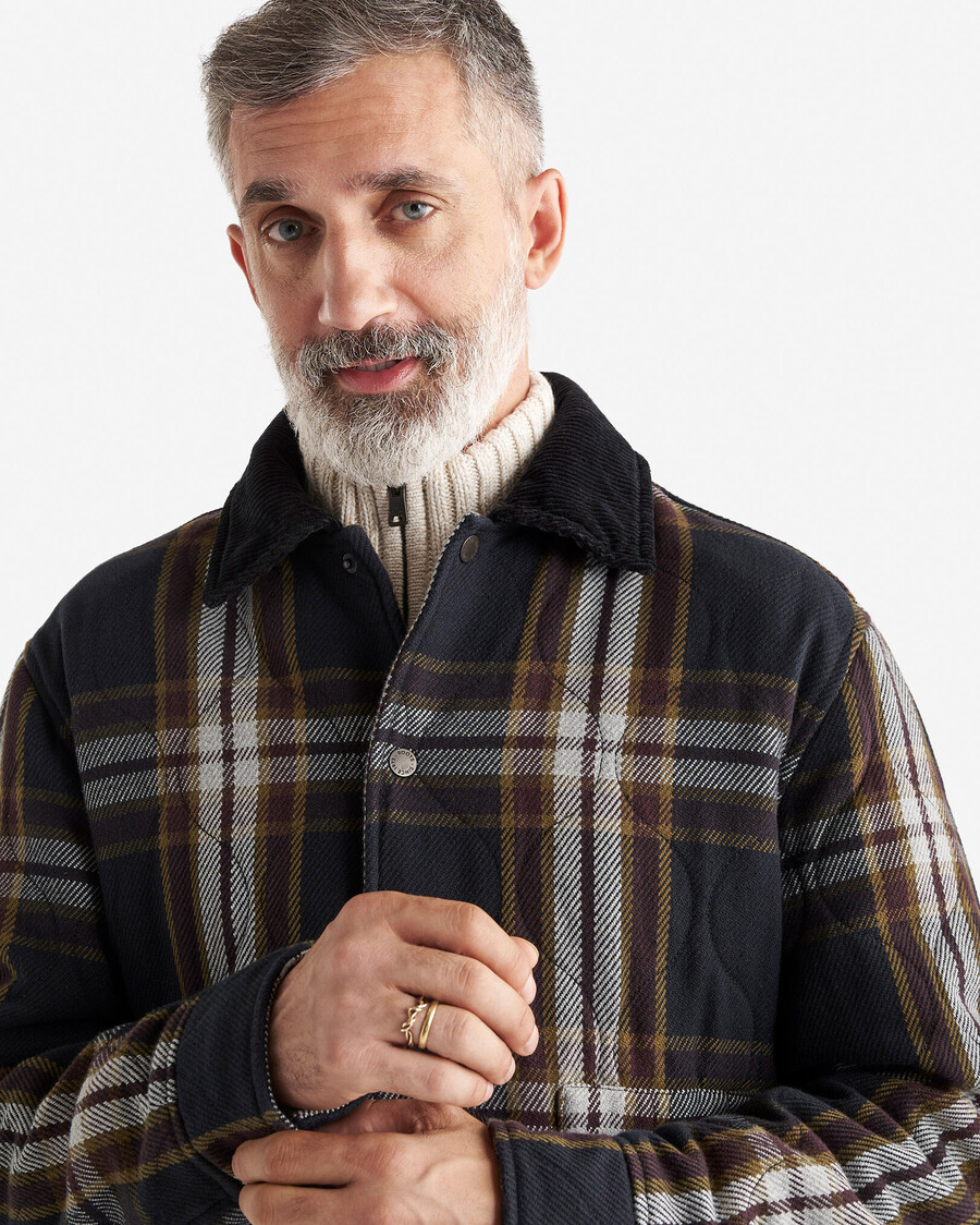 steppjacke aus zypressenholz