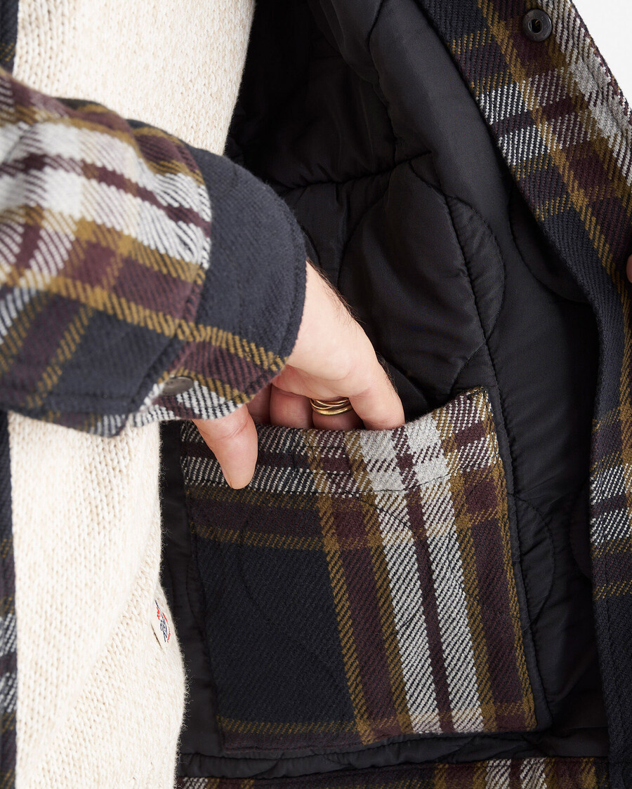 steppjacke aus zypressenholz