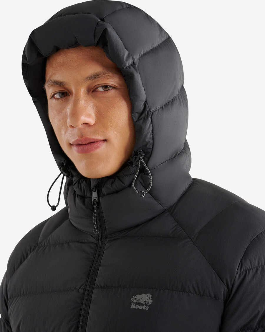 roots daunen-packbare jacke