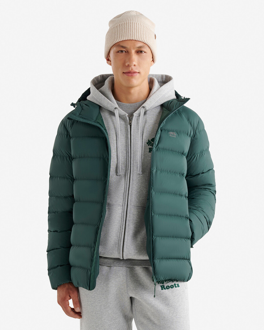 roots daunen-packbare jacke