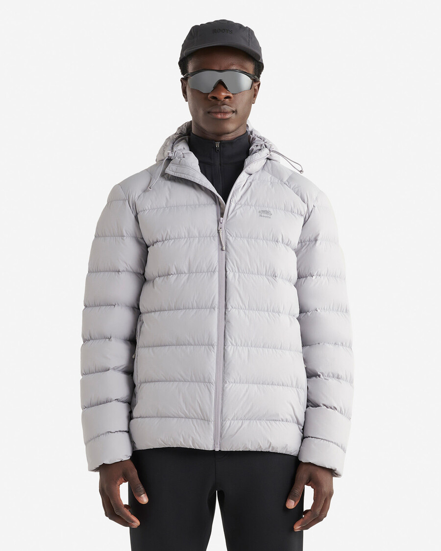 roots daunen-packbare jacke