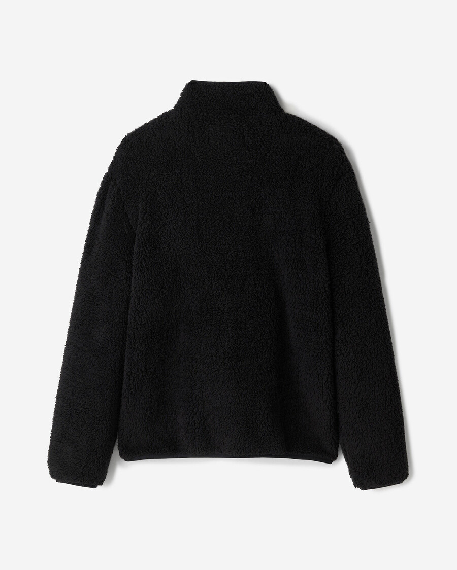 creekside shearling fleece half zip