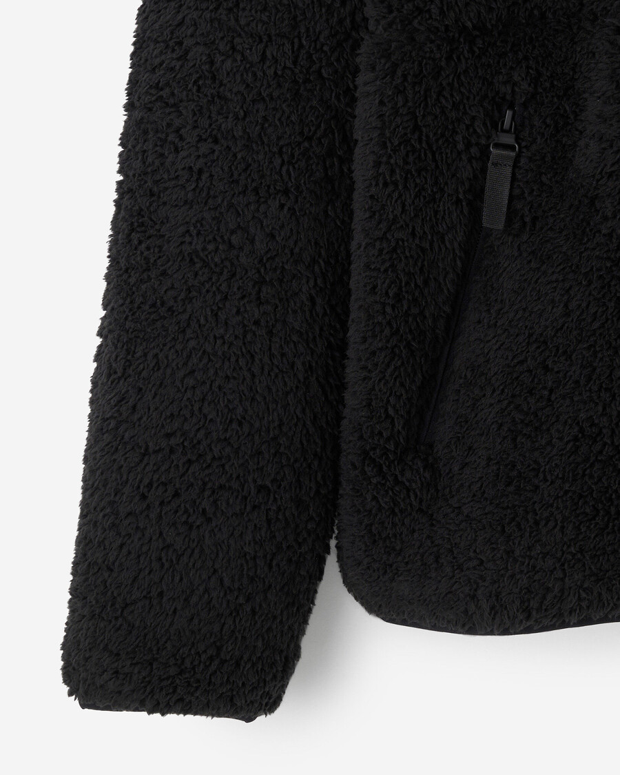 creekside shearling fleece half zip