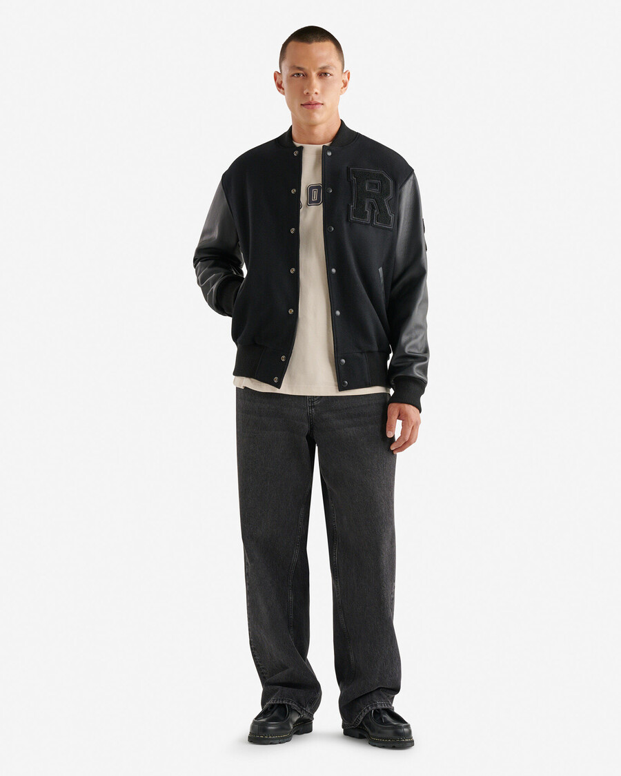 vintage-collegejacke für herren