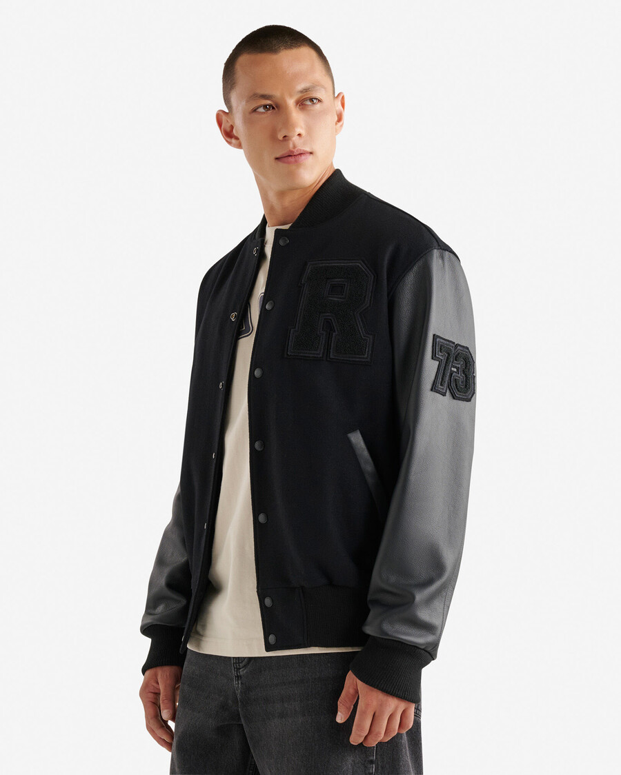 vintage-collegejacke für herren