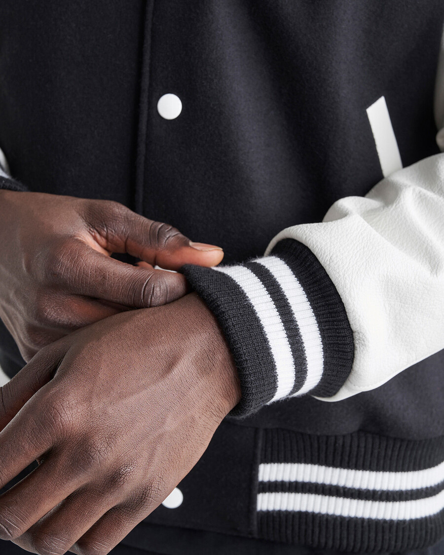 vintage-collegejacke für herren