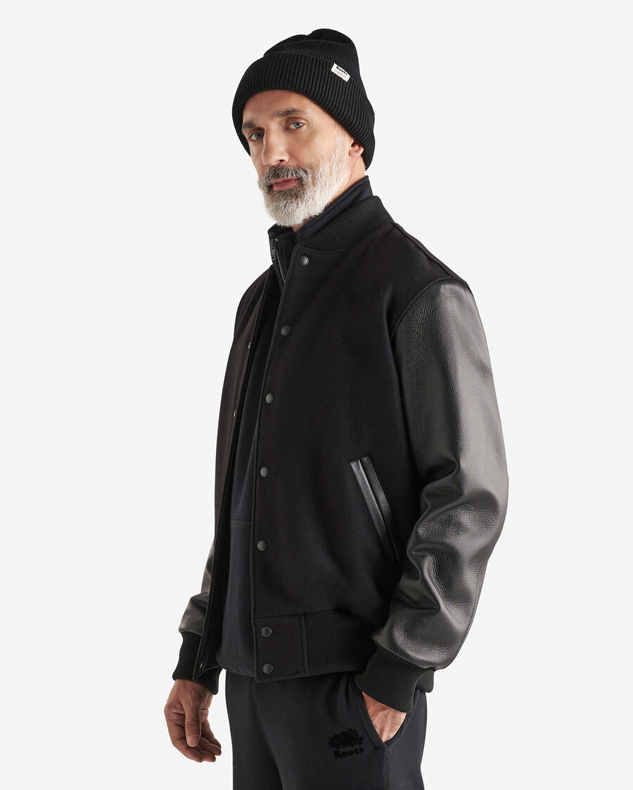 klassische collegejacke für herren