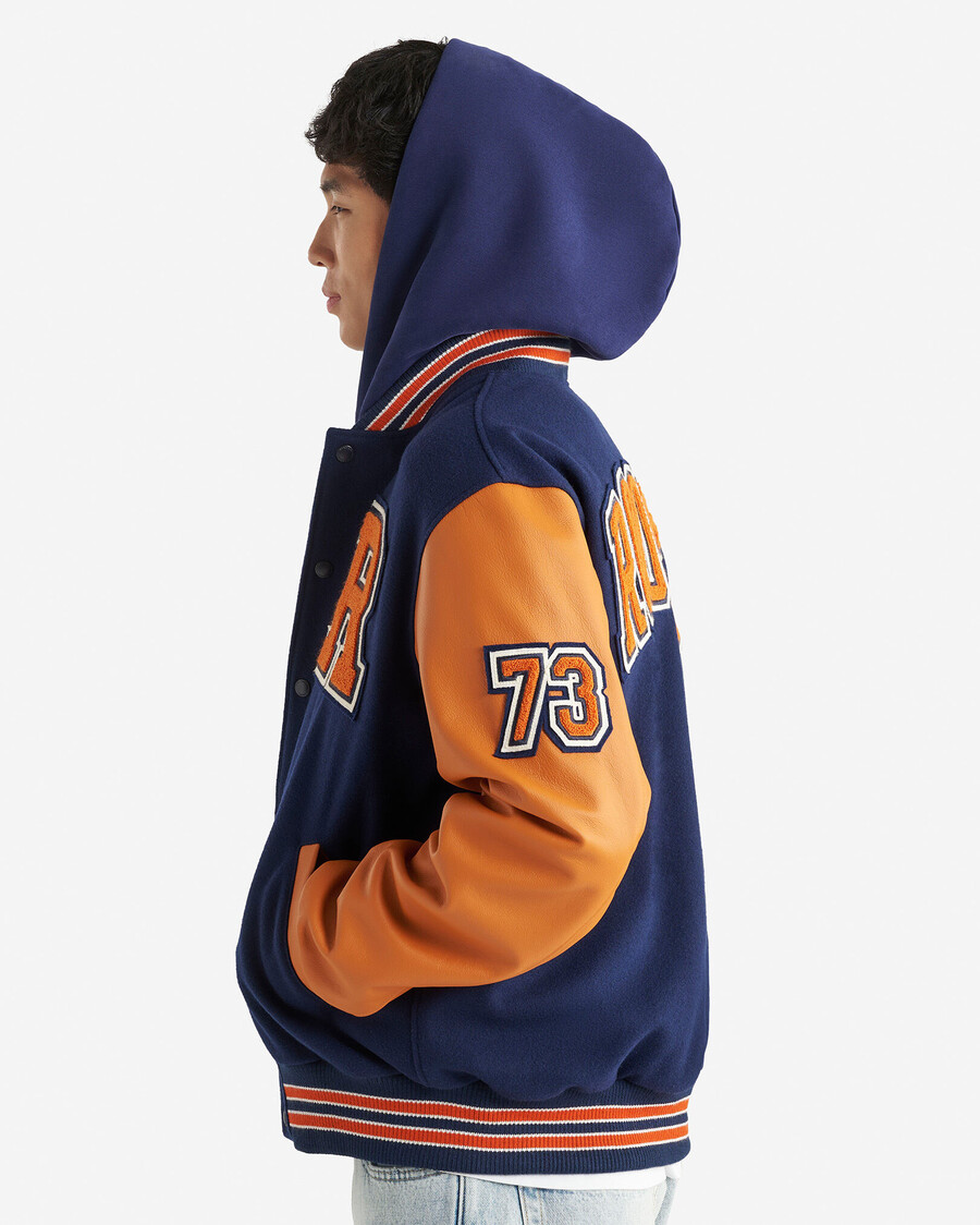 vintage-collegejacke für herren