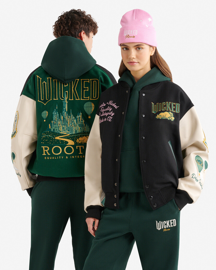 roots x wicked collegejacke