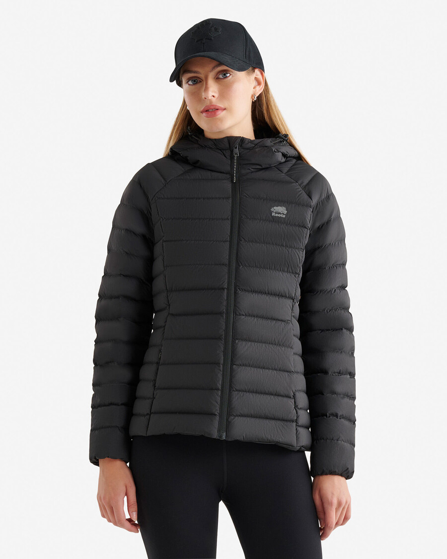roots daunen-packbare jacke
