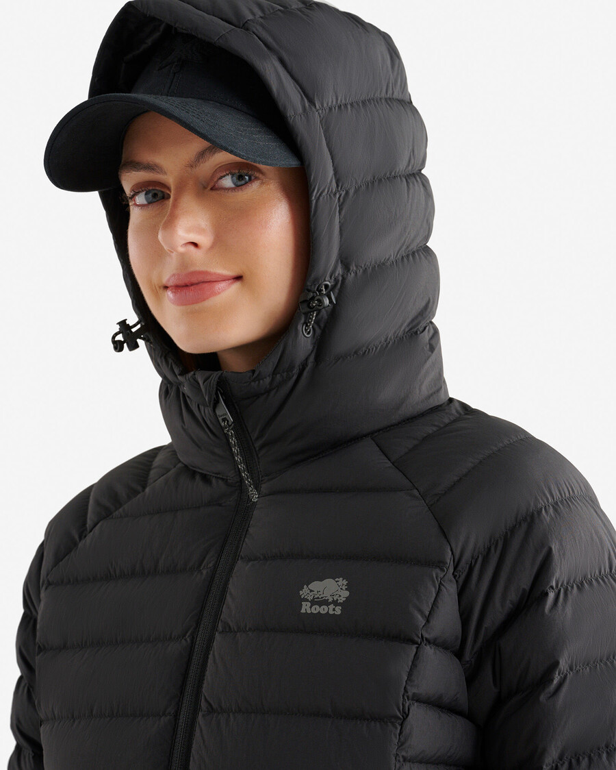 roots daunen-packbare jacke